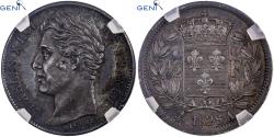 World Coins - France, Charles X, 1/2 Franc, 1828, Paris, Silver, GENI, , Gadoury:402