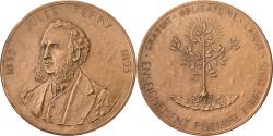 World Coins - France, Medal, Jules Ferry, Enseignement Primaire pour Tous, 1982, Bronze, Lay