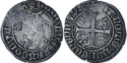 World Coins - Coin, France, Charles VIII, Liard au dauphin, Undefinied mint, , Silver
