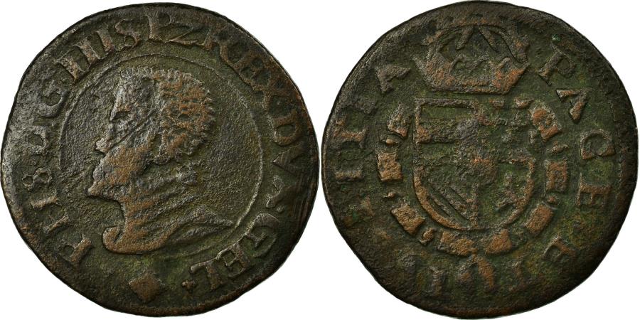 Coin, Spanish Netherlands, Philip II, Patard, , Copper | European Coins