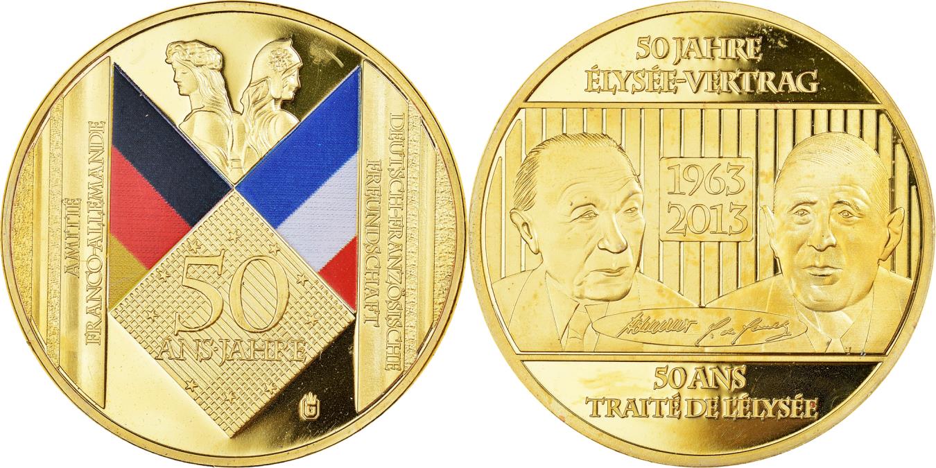 pièce 2 € 50 ans du traité de l'élysée