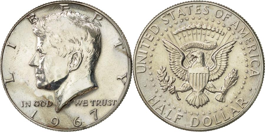 Coin, United States, Kennedy Half Dollar, 1967, , KM 202a | 50 Cents