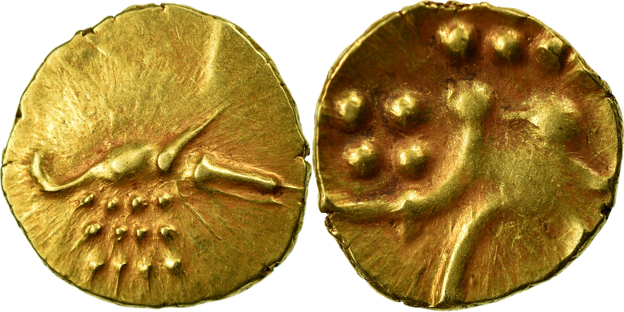 Coin, INDIA-PRINCELY STATES, COCHIN, Fanam, 1795-1850, , Gold, KM:10