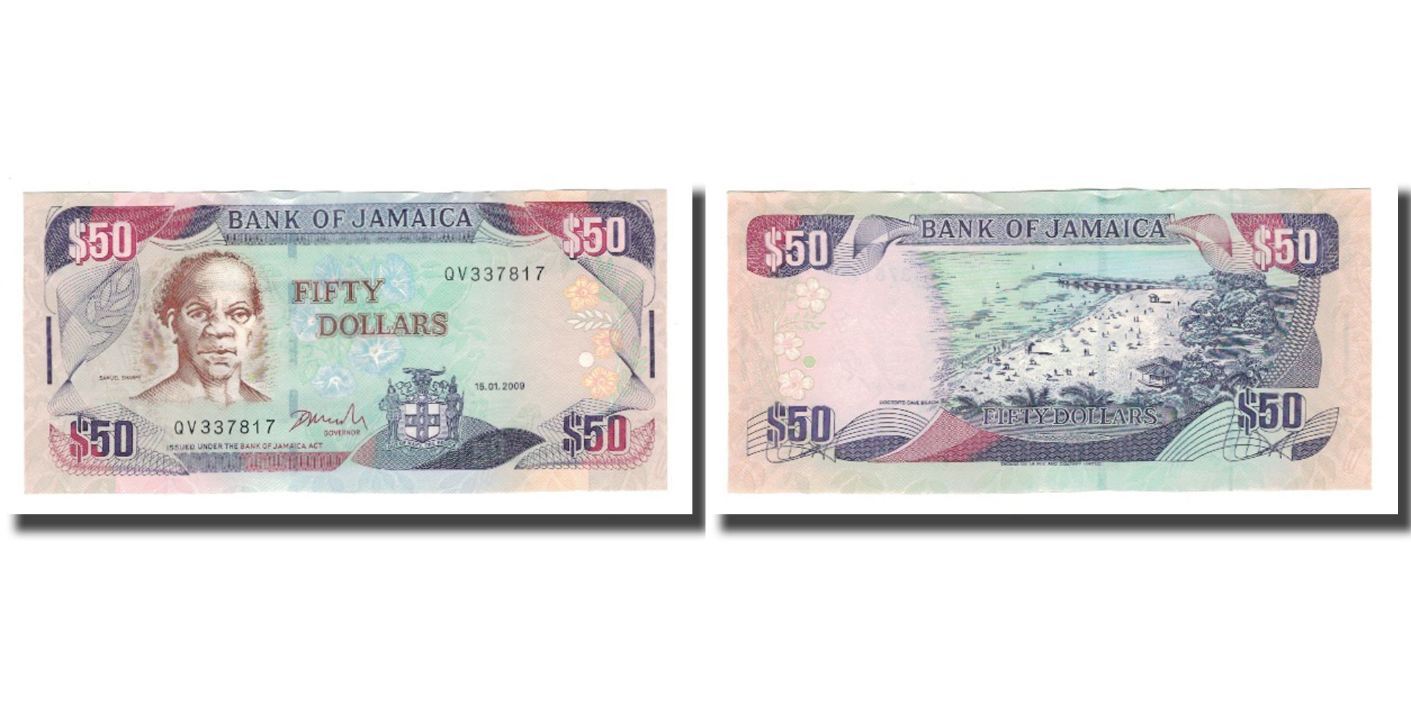 Jamaica 50 Dollars - Foreign Currency