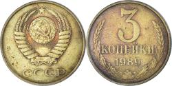 World Coins - Coin, Russia, 3 Kopeks, 1989