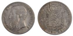 World Coins - Coin, Belgium, Leopold II, 50 Centimes, 1898, , Silver, KM:26