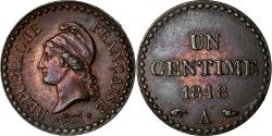 World Coins - Coin, France, Dupré, Centime, 1848, Paris, , Bronze, KM:754