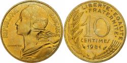 World Coins - Coin, France, Marianne, 10 Centimes, 1981, Paris, série FDC,