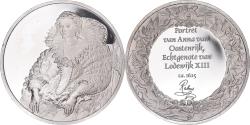 World Coins - France, Medal, Peinture, Rubens, Portrait d'Anne d'Autriche, 1980, Proof