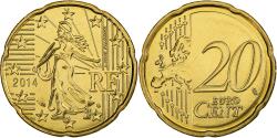 World Coins - France, 20 Euro Cent, BU, 2014, MDP, Nordic gold, , KM:1286