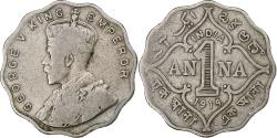 World Coins - INDIA-BRITISH, George V, Anna, 1914, Copper-nickel, , KM:513