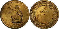 World Coins - Belgium, Medal, S.A.B.A.M, Société Belge des Auteurs, Musique, De Bremaecker