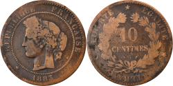 World Coins - Coin, France, Cérès, 10 Centimes, 1883, Paris, , Bronze, KM:815.1