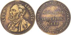 World Coins - France, Medal, Léon Gambetta, Politics, 1838, , Brass, Collignon:60