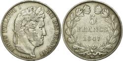 World Coins - Coin, France, Louis-Philippe, 5 Francs, 1847, Paris, , Silver