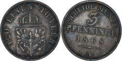 World Coins - Coin, German States, 3 Pfennig, 1868
