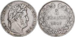 World Coins - Coin, France, Louis-Philippe, 5 Francs, 1847, Paris, , Silver