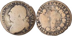 World Coins - Coin, France, Louis XVI, 12 deniers françois, 1792, Nantes, (12-15)