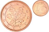 World Coins - GERMANY - FEDERAL REPUBLIC, Euro Cent, 2015, Karlsruhe, , Copper Plated