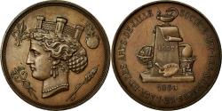 World Coins - France, Token, Instruction and Education, 1866, , Copper