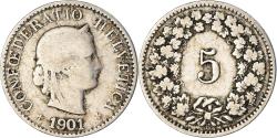 World Coins - Coin, Switzerland, 5 Rappen, 1901