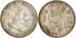 World Coins - Netherlands, Juliana, Gulden, 1956, Utrecht, Silver,