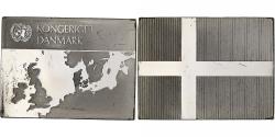 World Coins - France, Medal, United Nations Flags, Danmark, Silver,
