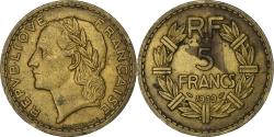 World Coins - France, 5 Francs, Lavrillier, 1939, Aluminum-Bronze, , KM:888a.1