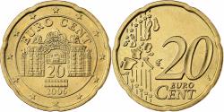World Coins - Austria, 20 Euro Cent, 2006, Vienna, Nordic gold,