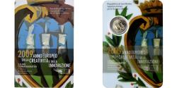 World Coins - San Marino, 2 Euro, année européenne de la créativité, FDC, 2009, Rome