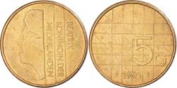 World Coins - Coin, Netherlands, 5 Gulden, 1991