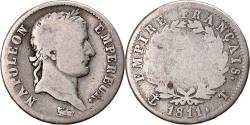 World Coins - Coin, France, Napoléon I, Franc, 1811, Nantes, , Silver, KM:692.14