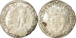 World Coins - Coin, France, Louis XIV, 1/12 Écu à la mèche longue, 1/12 ECU, 10 Sols, 1659