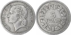 World Coins - France, 5 Francs, Lavrillier, 1952, Paris, Aluminum, , Gadoury:766a