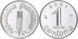 World Coins - Coin, France, Épi, Centime, 2001, Paris, BU, , Stainless Steel