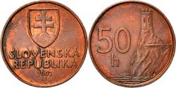 World Coins - Coin, Slovakia, 50 Halierov, 2003, , Copper Plated Steel, KM:35