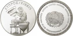 World Coins - France, Medal, Nations Unies, Chypre, Silver,