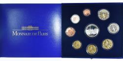 World Coins - France, Proof Set Euro, 1 c. to 15€, 2007, Monnaie de Paris, BE,