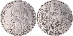World Coins - Coin, France, Patey, 25 Centimes, 1904, , Nickel, KM:856