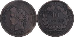 World Coins - Coin, France, Cérès, 10 Centimes, 1873, Bordeaux, , Bronze, KM:815.2