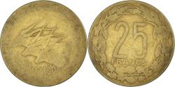 World Coins - Coin, Central African States, 25 Francs, Undated