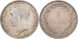 World Coins - Belgium, Albert I, Franc, 1911, Brussels, Silver, , KM:72