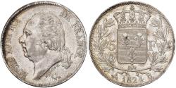 World Coins - France, Louis XVIII, 5 Francs, 1824, Rouen, Silver, , Gadoury:614