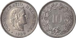 World Coins - Coin, Switzerland, 10 Rappen, 1989