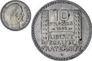 World Coins - Coin, France, Turin, 10 Francs, 1948, Beaumont - Le Roger,