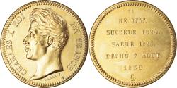 World Coins - France, Medal, Les Rois de France, Charles X, History, Piéfort,