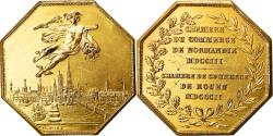 World Coins - France, Token, Chambre de Commerce de Rouen, Business & industry, 1802, Lecomte