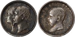 World Coins - France, Medal, Naissance de Napoléon IV, Quinaire, History, 1856,
