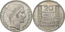 World Coins - France, 20 Francs, Turin, 1937, Paris, Silver,