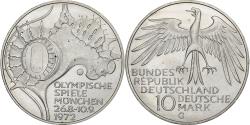 World Coins - Coin, GERMANY - FEDERAL REPUBLIC, 10 Mark, 1972, Karlsruhe, , Silver